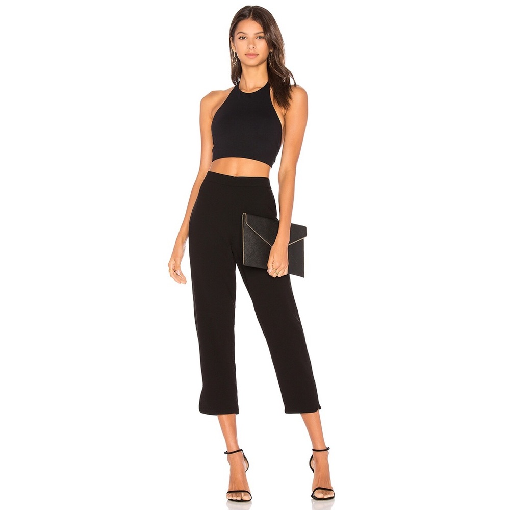 NWT Theory Thorina Elevate Crepe Pant in Black, Size 0 - Picture 2 of 4